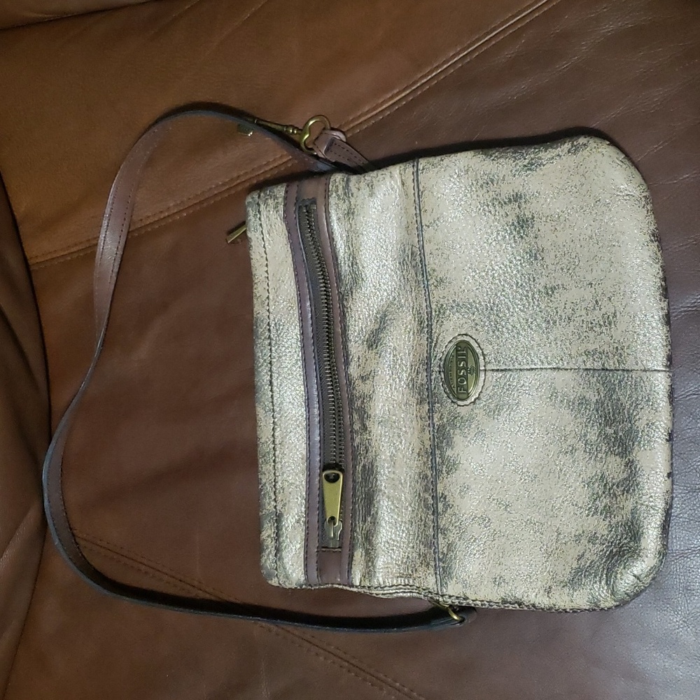 Fossil leather purse